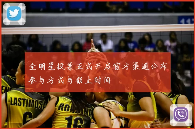 全明星投票正式开启官方渠道公布参与方式与截止时间
