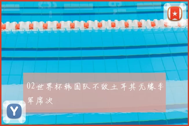 02世界杯韩国队不敌土耳其无缘季军席次